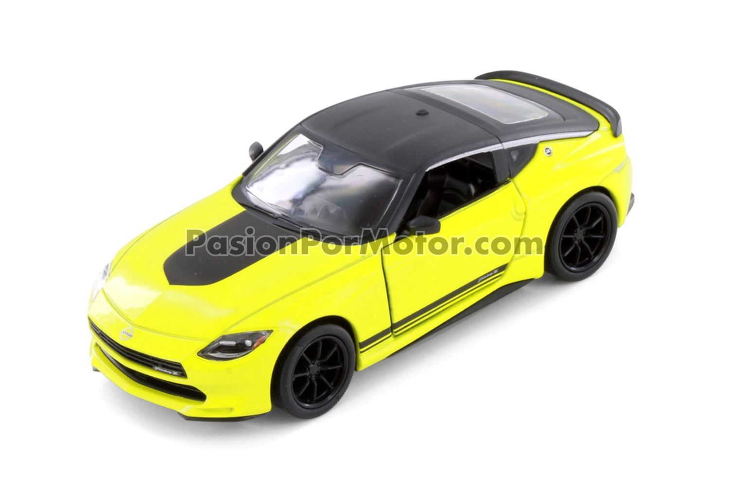 5 Pulgadas / 1:36 Nissan Fairlady Z Customized Edition 2023 Amarillo KINSMART En Display a Granel 04510