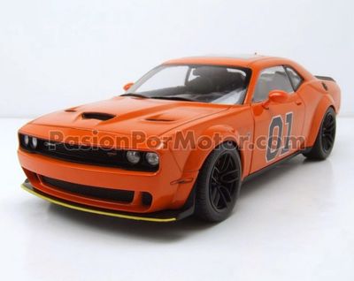 1:18 Dodge Challenger R/T Wide Body Coupe 2023 Tribute Dukes Of Hazzard SOLIDO 04604