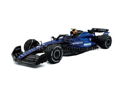 1:18 Williams F1 Team FW46 #2 Logan Sargeant GP Japan 2024 SOLIDO Competition 04611