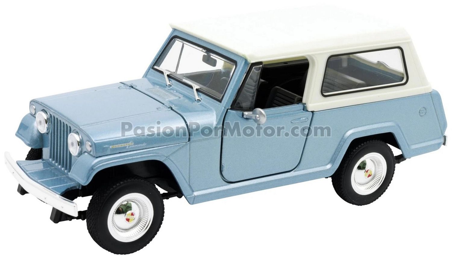 1:24 Jeep Jeepster Commando Station Wagon 1967 Azul WELLY Nex Models 04616