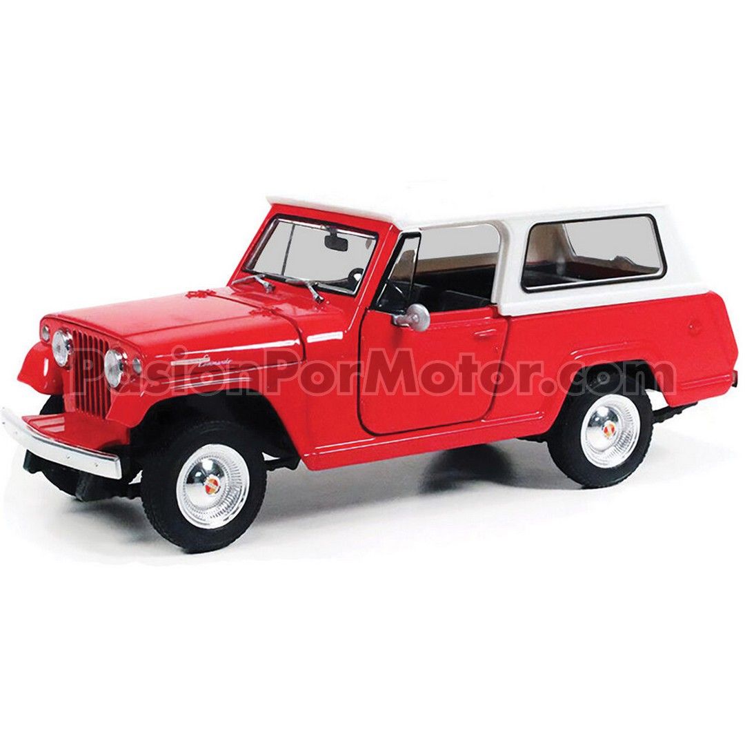 1:24 Jeep Jeepster Commando Station Wagon 1967 Rojo WELLY Nex Models 04617
