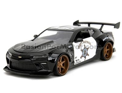 1:24 Chevrolet Camaro SS 2016 Patrulla Drift Patrol JADA TOYS Big Time Muscle Widebody 03310