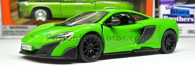 5 Pulgadas / 1:36 McLaren 675LT Coupe 2015 Verde KINSMART Display a Granel 1:32 04632