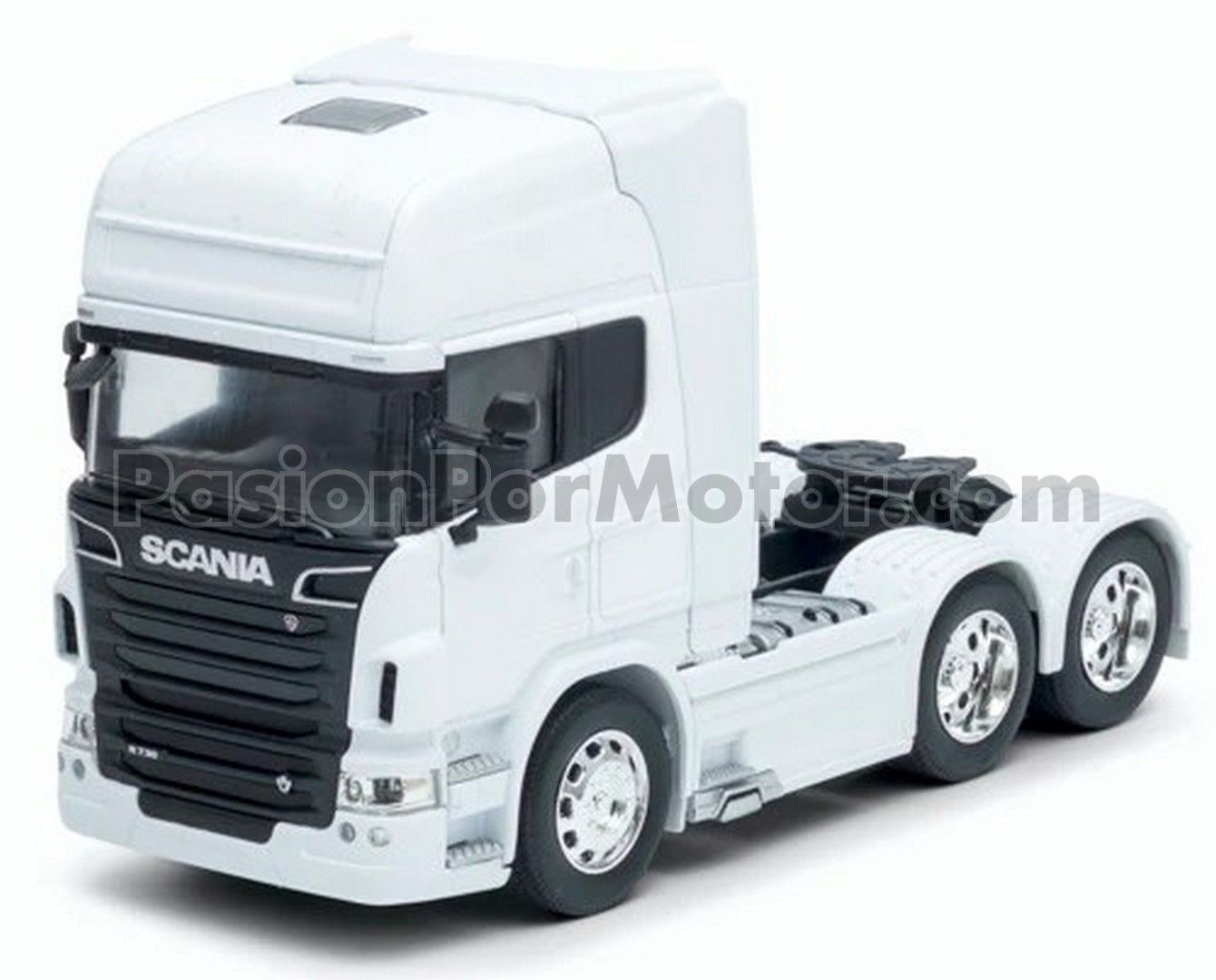 1:32 Scania V8 R730 6X4 Cabina Blanco WELLY 04639