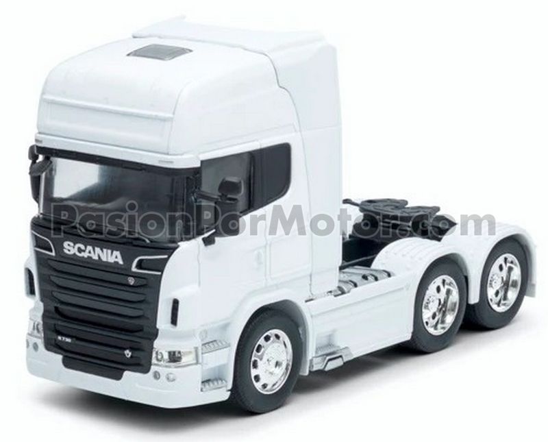 1:32 Scania V8 R730 6X4 Cabina Blanco WELLY 04639
