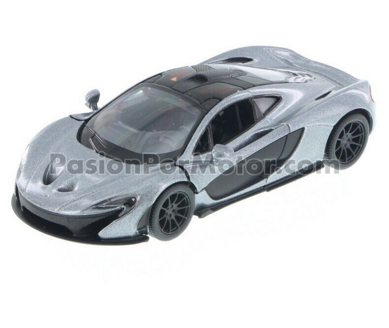 5 Pulgadas / 1:36 McLaren P1 2013 Gris KINSMART En Display  a Granel 1:32 04643