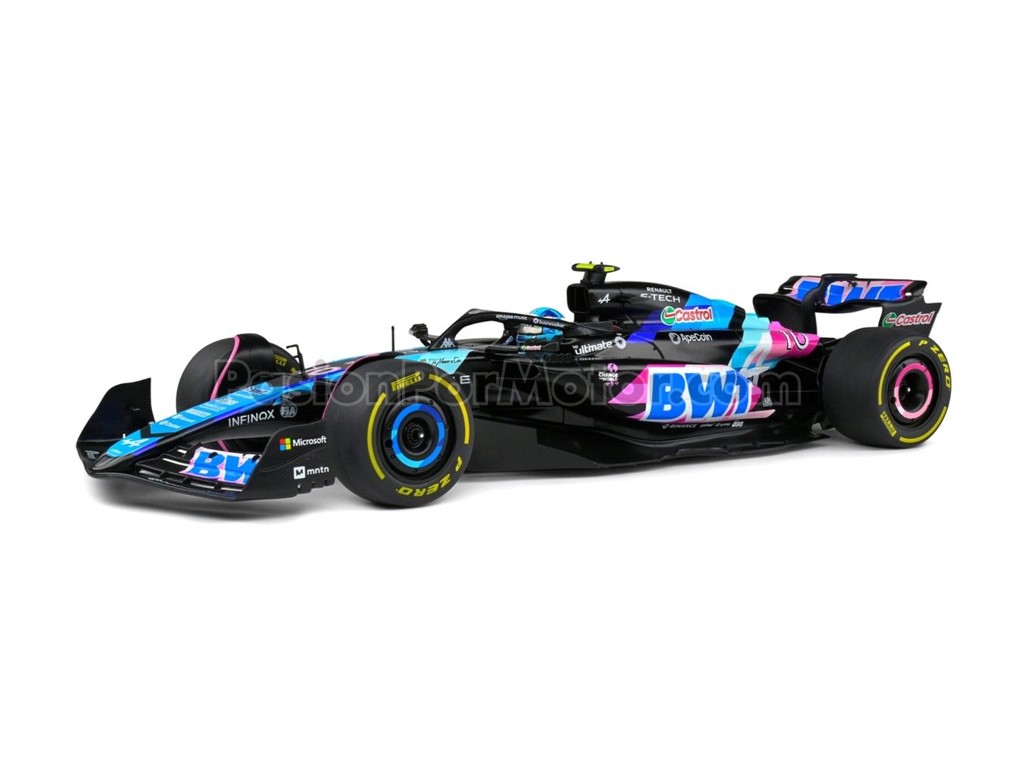 1:18 BWT Alpine F1 Team A524 #10 Pierre Gasly GP Monaco 2024 SOLIDO Competition 04705