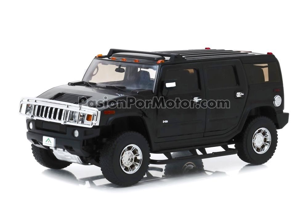 1:18 Hummer H2 Suv 2006 Negro NCIS HIGHWAY 61 - GREENLIGHT 04364