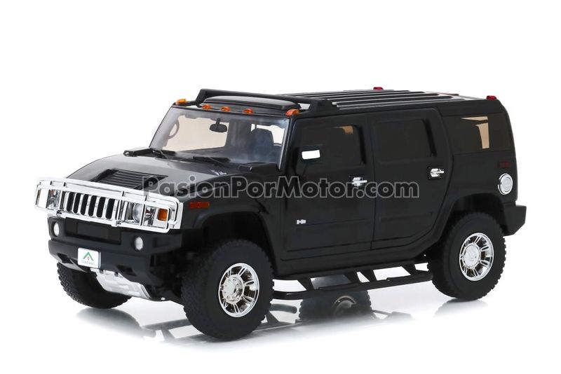 1:18 Hummer H2 Suv 2006 Negro NCIS HIGHWAY 61 - GREENLIGHT 04364