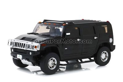 1:18 Hummer H2 Suv 2006 Negro NCIS HIGHWAY 61 - GREENLIGHT 04364