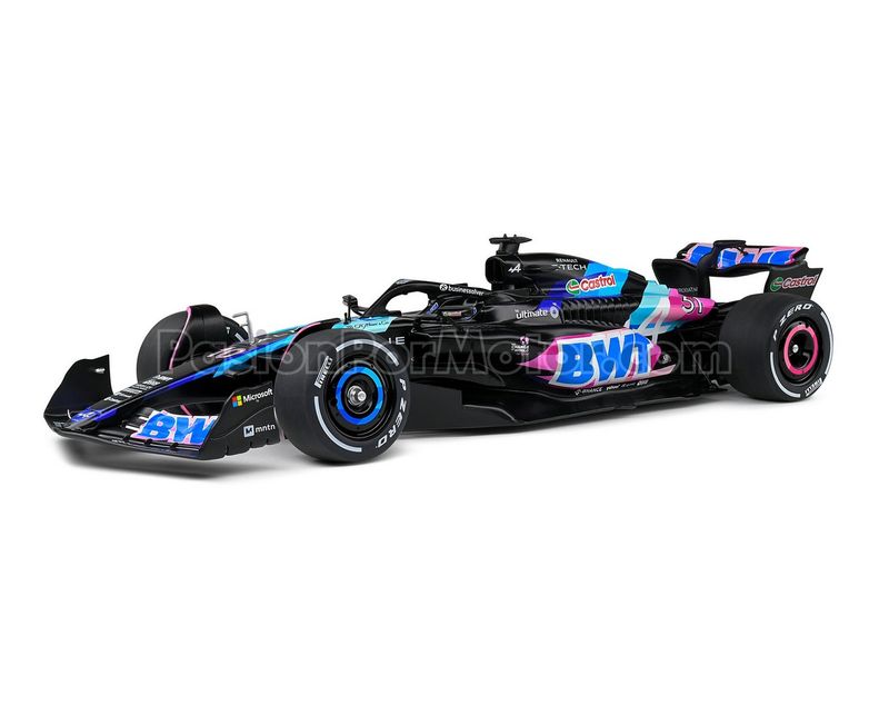 1:18 BWT Alpine F1 Team A524 #31 Esteban Ocon Presentation 2024 SOLIDO Competition 04722