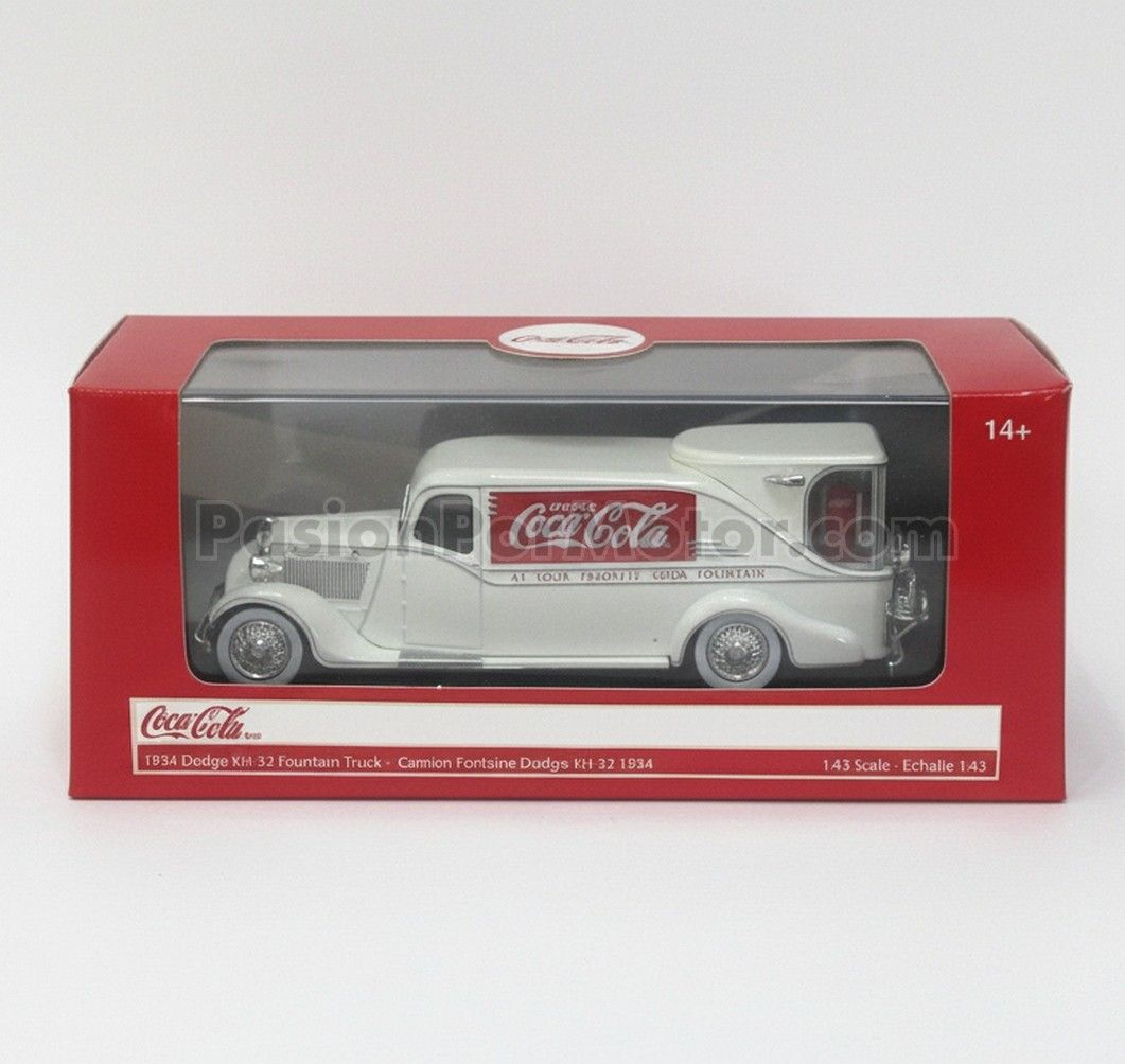 1:43 Dodge KH-32 Streamline 1934 Coca Cola / Camión Surtidor Blanco MOTOR CITY CLASSICS 03545 1:43 Dodge KH-32 Streamline 1934 Coca Cola / Camión Surtidor Blanco MOTOR CITY CLASSICS 03545