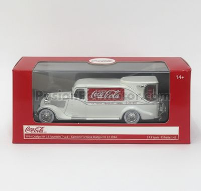 1:43 Dodge KH-32 Streamline 1934 Coca Cola / Camión Surtidor Blanco MOTOR CITY CLASSICS 03545