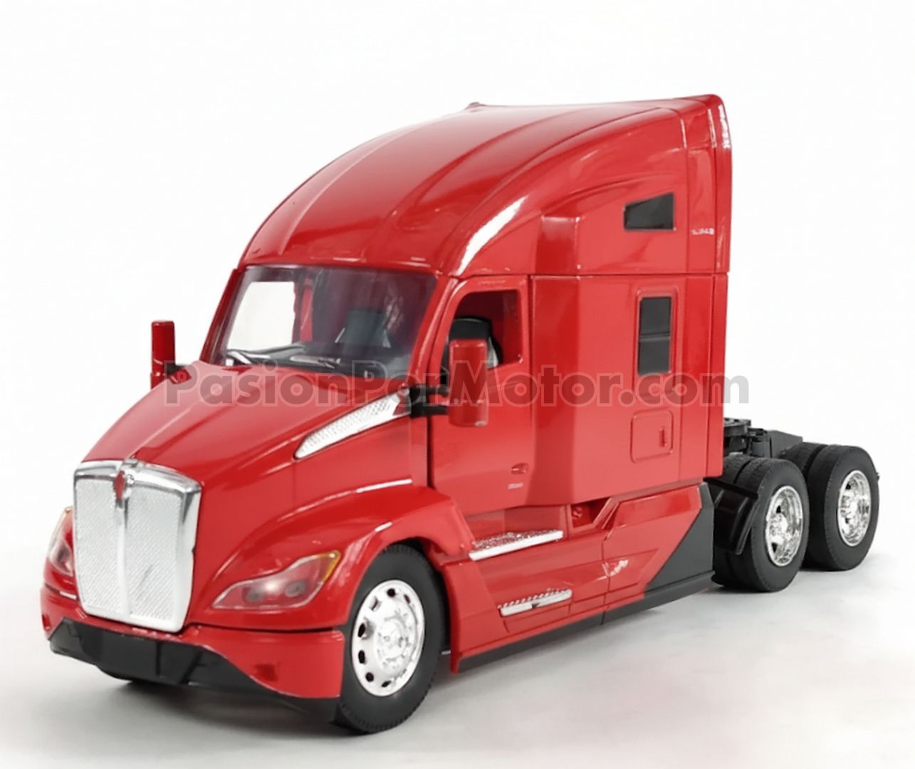 1:32 Kenworth T680 Nex Gen Cabina 2023 Rojo NEW RAY Display a Granel Tractocamion 04666