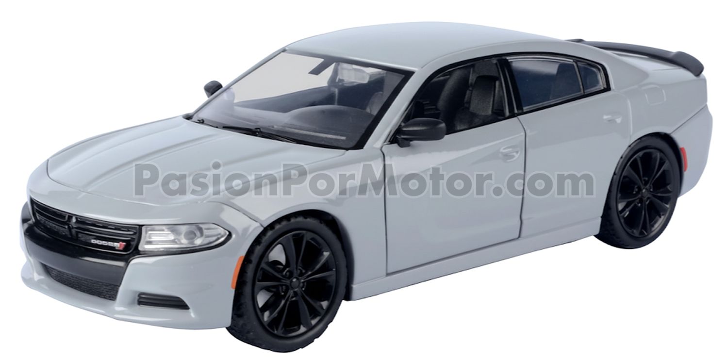 1:24 Dodge Charger SXT 2023 Gris MOTOR MAX Time Legends 04600