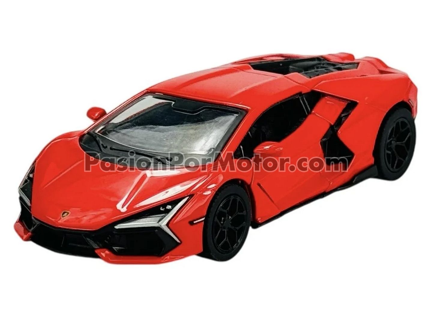 5 Pulgadas / 1:38 Lamborghini Revuelto Coupe 2023 Rojo KINSMART En Display a Granel 1:32 04107