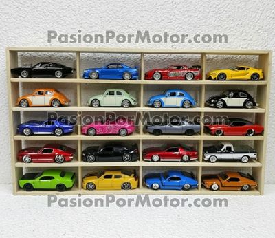 Coleccionador Repisa En Madera Para 20 Piezas Escala 1:24 / 1:32 / 1:43 00107