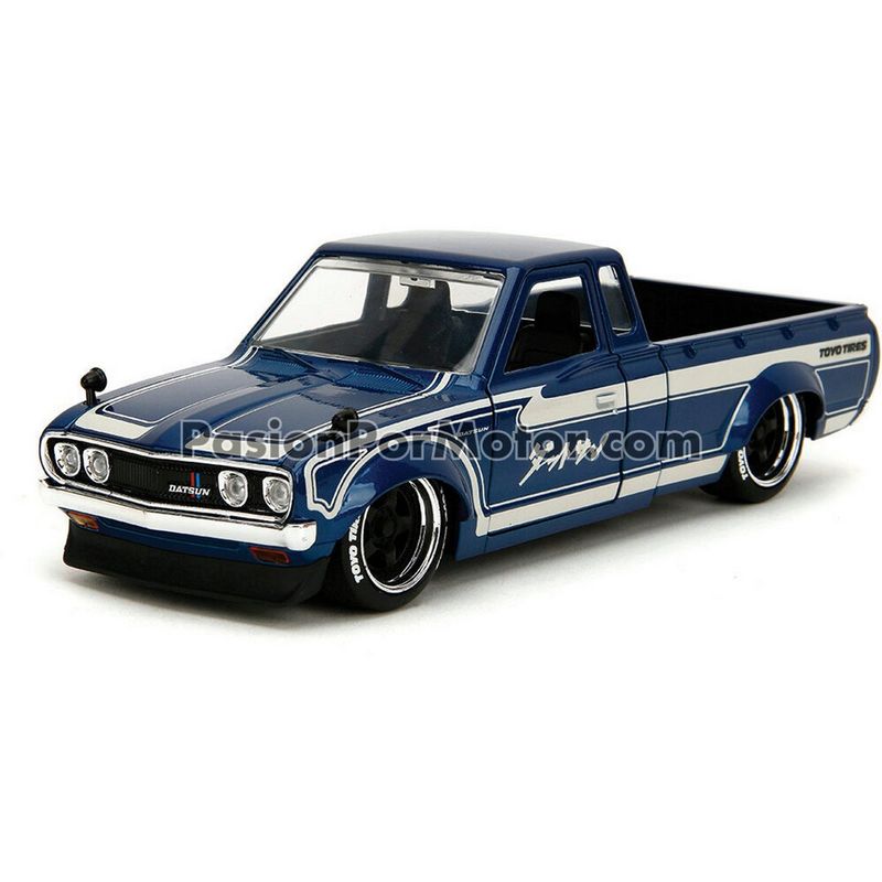 1:24 Datsun 620 Pick Up 1972 Azul JADA TOYS JDM Tuners Nissan 04807