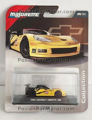 1:64 Chevrolet Corvette C6R 2005 #69 Amarillo Collector Series 1 MAJORETTE Metal Collection 04816