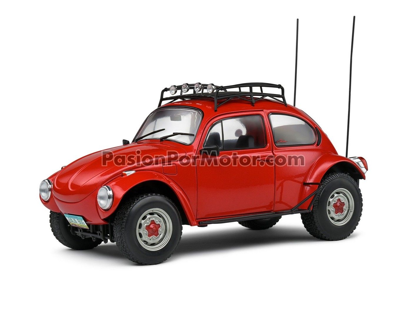 1:18 Volkswagen Beetle Baja 1976 Rojo SOLIDO 04718