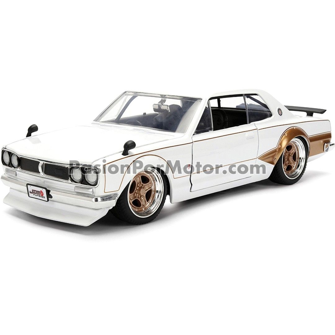 1:24 Nissan Skyline 2000 GT-R 1971 Blanco JADA TOYS JDM Tuners 00823 1:24 Nissan Skyline 2000 GT-R 1971 Blanco JADA TOYS JDM Tuners 00823