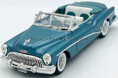 1:18 Buick Skylark Convertible 1953 Azul MOTOR MAX 03925