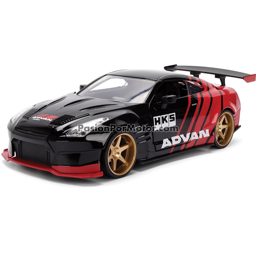 1:24 Nissan GT-R35 Ben Sopra 2009 Advan JADA TOYS JDM Tuners 04806