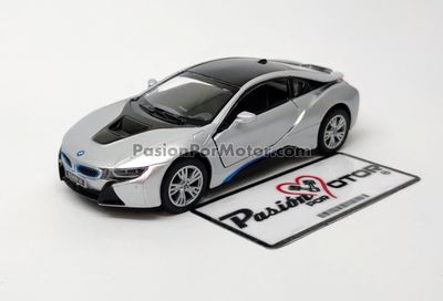 5 Pulgadas / 1:36 BMW i8 Coupe 2018 Plata KINSMART En Display a Granel 1:32 01109 5 Pulgadas / 1:36 BMW i8 Coupe 2018 Plata KINSMART En Display a Granel 1:32 01109