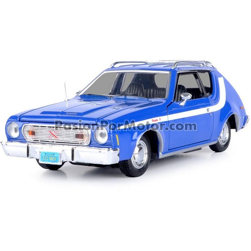 1:24 AMC Gremlin X 1974 Azul MOTOR MAX Forgotten Classics 02726 1:24 AMC Gremlin X 1974 Azul MOTOR MAX Forgotten Classics 02726