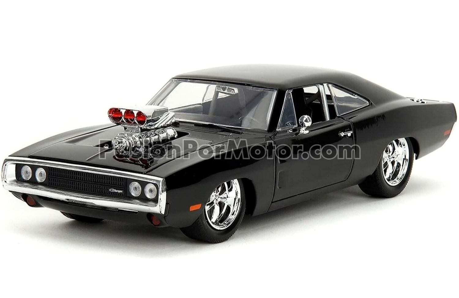 1:24 Dodge Charger Coupe R/T 1970 Negro Dom´s Toretto Rapido y Furioso 1 Ed. 2024 JADA TOYS 00499 1:24 Dodge Charger Coupe R/T 1970 Negro Dom´s Toretto Rapido y Furioso 1 Ed. 2024 JADA TOYS 00499