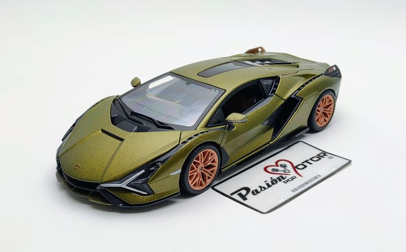 1:25 Lamborghini Sian FKP 37 Coupe 2019 Verde BBURAGO 1:24 02753 1:25 Lamborghini Sian FKP 37 Coupe 2019 Verde BBURAGO 1:24 02753