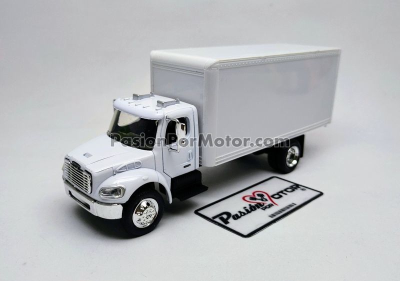 1:43 Freightliner M2 Business Class 2002 Caja Seca Blanco NEW RAY Rabon 00084
