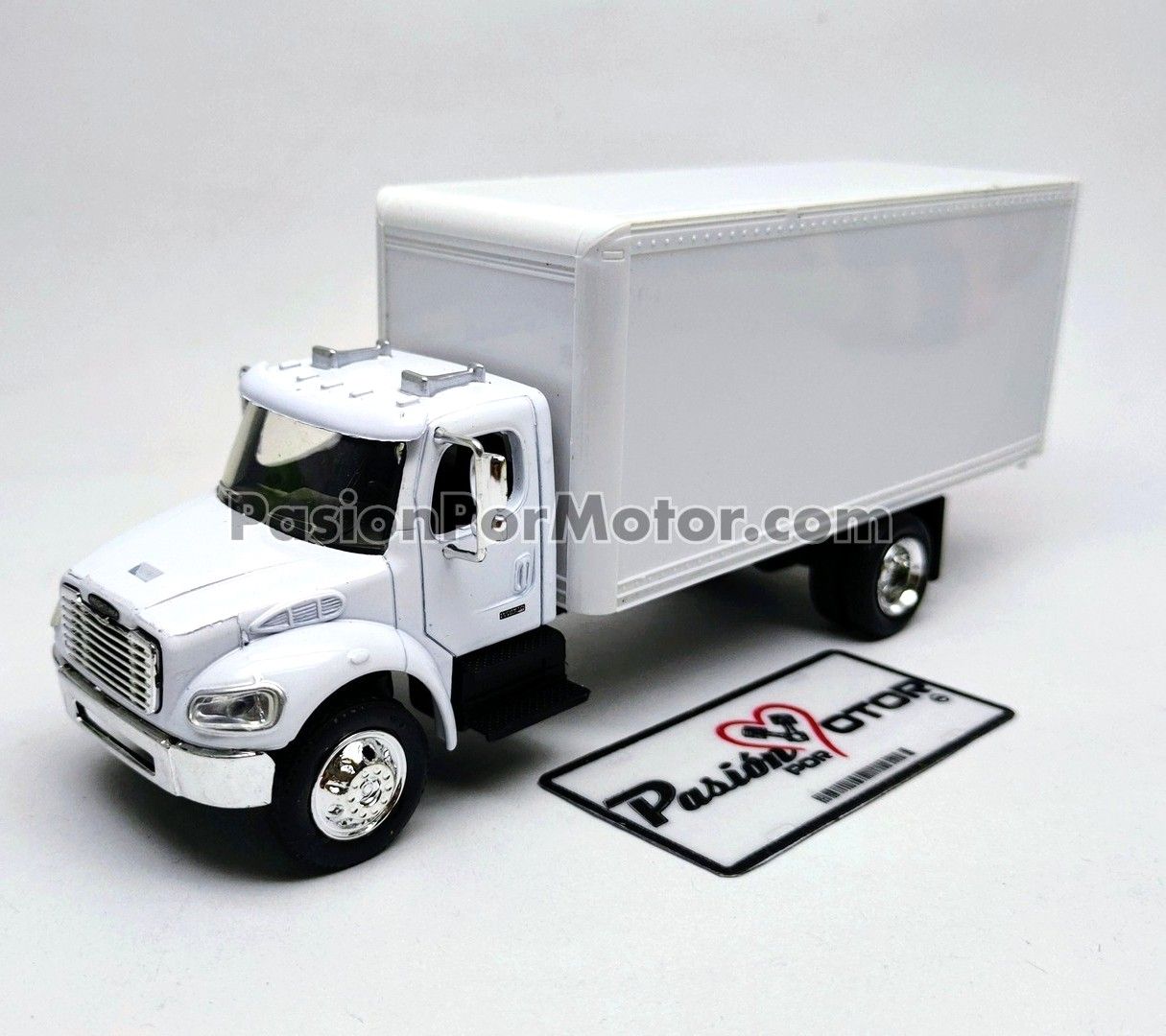 1:43 Freightliner M2 Business Class 2002 Caja Seca Blanco NEW RAY Rabon 00084