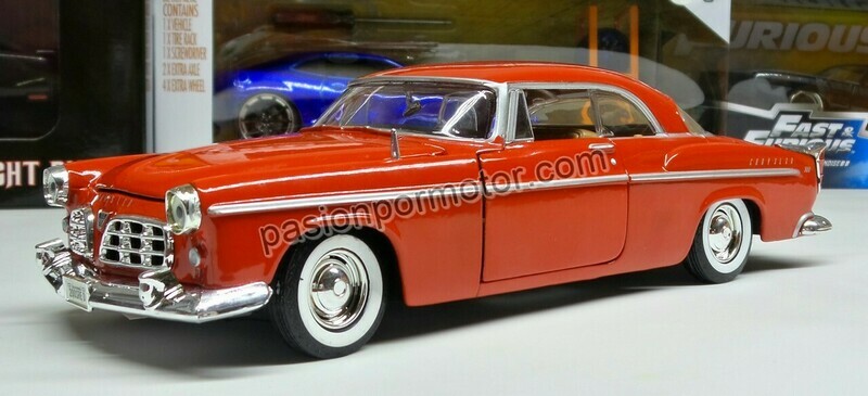 1:24 Chrysler C300 Coupe 1955 Rojo MOTOR MAX 1:24 Chrysler C300 Coupe 1955 Rojo MOTOR MAX