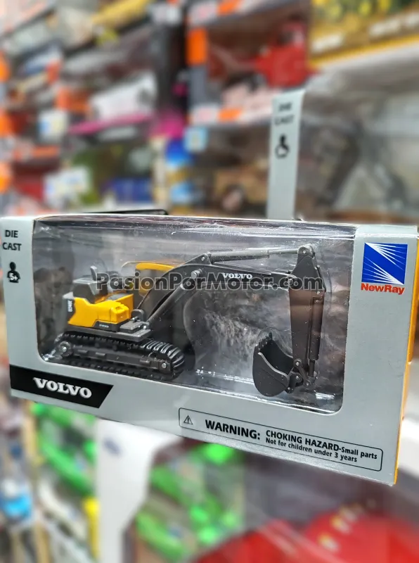 5 Pulgadas / 1:61 Volvo EC140E Excavadora NEW RAY Maquinaria 00175