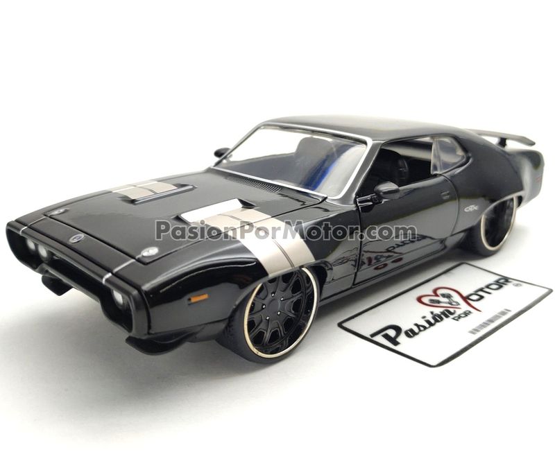 1:24 Plymouth GTX 1972 Dom's Toretto Rapido Y Furioso 8 JADA TOYS 00253 1:24 Plymouth GTX 1972 Dom's Toretto Rapido Y Furioso 8 JADA TOYS 00253