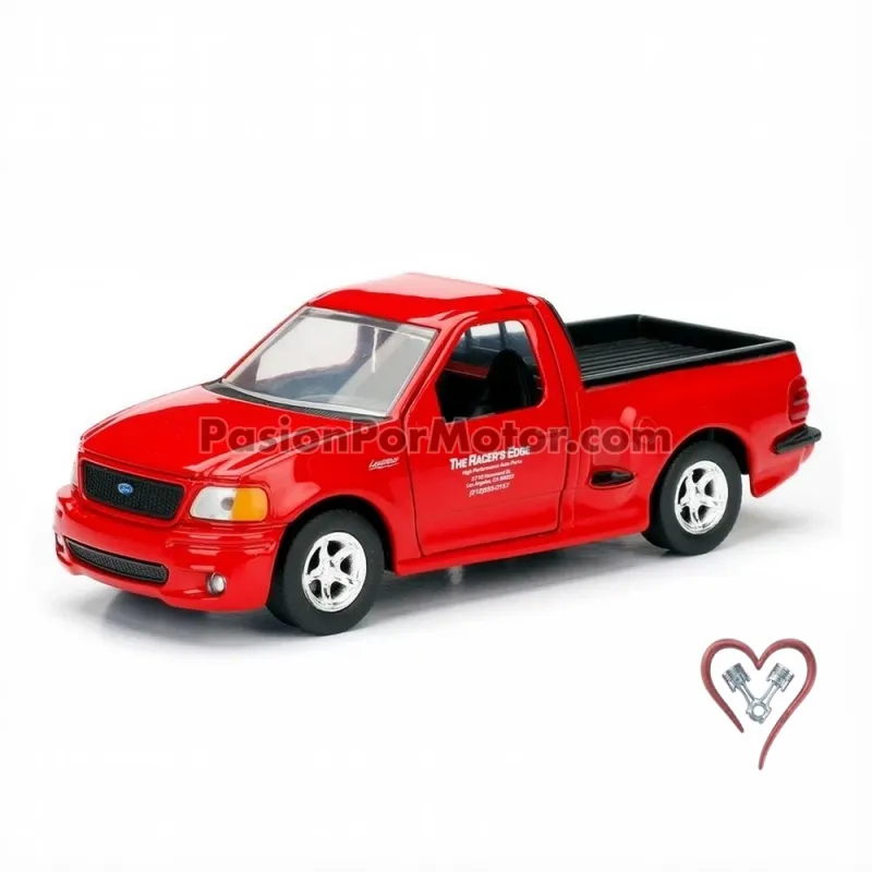 5 Pulgadas / 1:41 Ford F-150 SVT Lightning 1999 Rojo Brian´s Rapido y Furioso JADA TOYS 1:32 00337