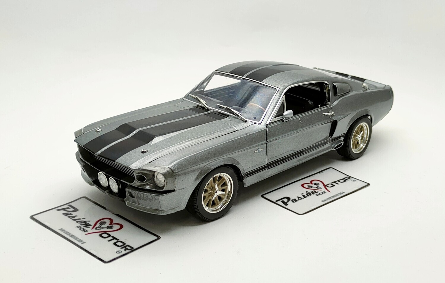 1:18 Ford Mustang Custom 1967 Eleanor Gone In 60 Seconds GREENLIGHT 60 Segundos Shelby GT500 00385
