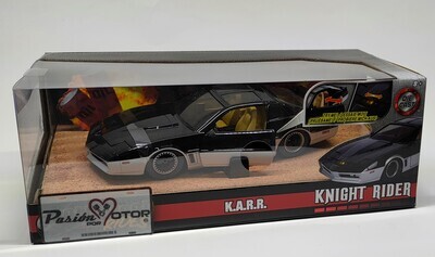 1:24 Pontiac Firebird Trans Am Coupe 1982 KARR Negro y plata JADA TOYS Hollywood Rides - Knight Rider 00398