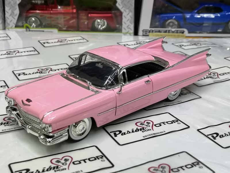 1:24 Cadillac Coupe Deville 1959 Rosa JADA TOYS Showroom Floor 1:24 Cadillac Coupe Deville 1959 Rosa JADA TOYS Showroom Floor
