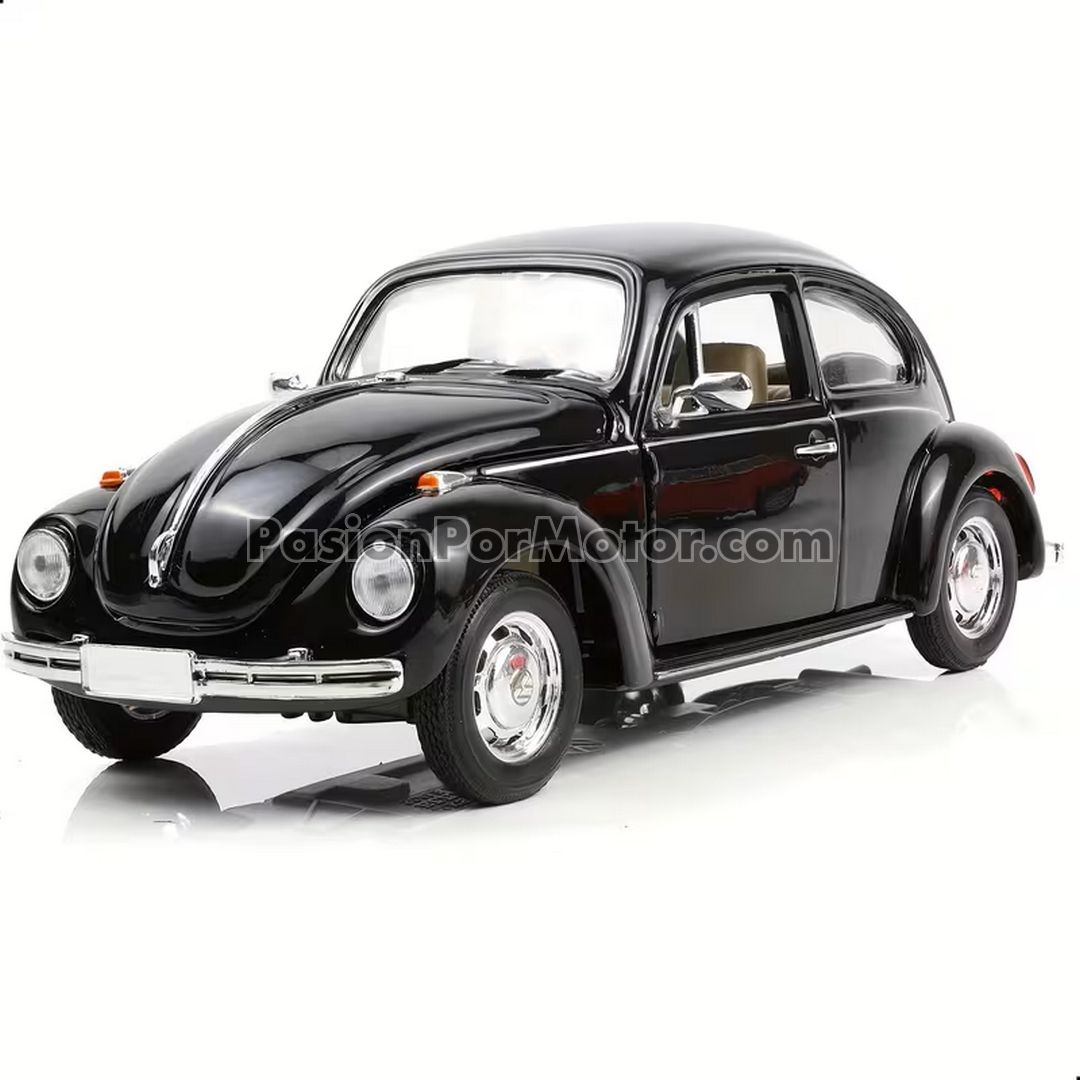 1:24 Volkswagen Beetle 1302 1970 Negro WELLY 03872
