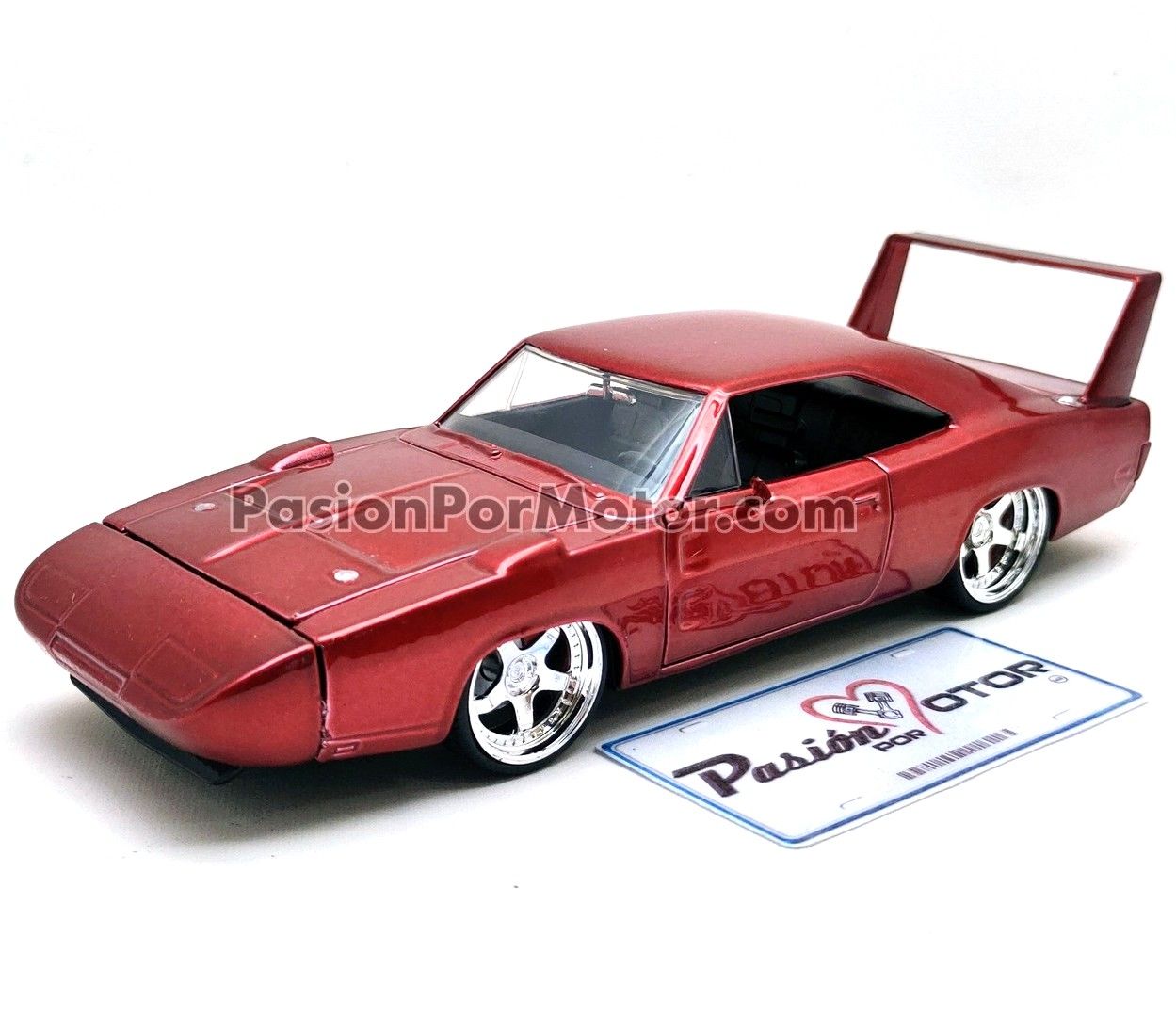 1:24 Dodge Charger Daytona 1969 Rojo Dom's Toretto Rapido Y Furioso 6 JADA TOYS 00738 1:24 Dodge Charger Daytona 1969 Rojo Dom's Toretto Rapido Y Furioso 6 JADA TOYS 00738