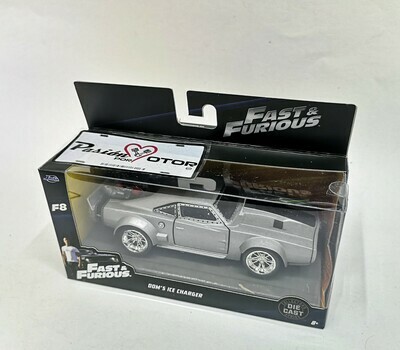 5 Pulgadas / 1:40 Dodge Charger 1968 ICE Rapido y Furioso 8 JADA TOYS 00997
