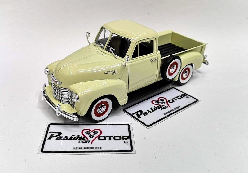 1:24 Chevrolet 3100 Pick Up 1953 Beige WELLY Nex Models 01083