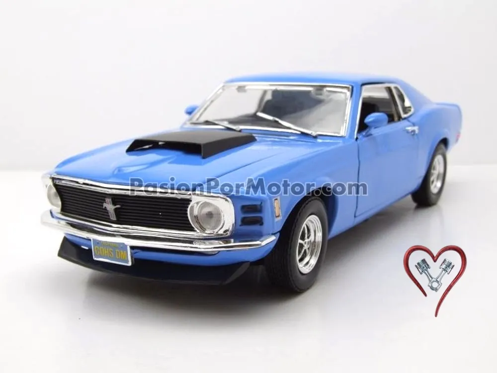 1:18 Ford Mustang Fastback Boss 429 1970 Azul MOTOR MAX Timeless Classics 01247 1:18 Ford Mustang Fastback Boss 429 1970 Azul MOTOR MAX Timeless Classics 01247
