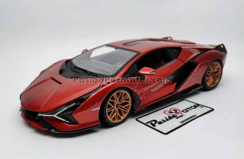 1:18 Lamborghini Sian FKP 37 2019 Rojo BBURAGO 01259 1:18 Lamborghini Sian FKP 37 2019 Rojo BBURAGO 01259
