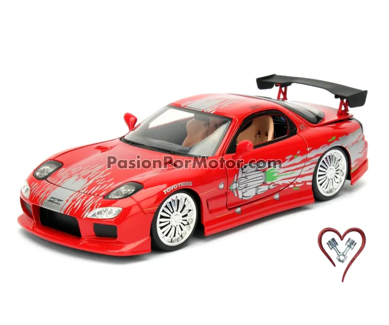1:24 Mazda RX-7 1995 Dom's Toretto Rapido Y Furioso 1 JADA TOYS 01336