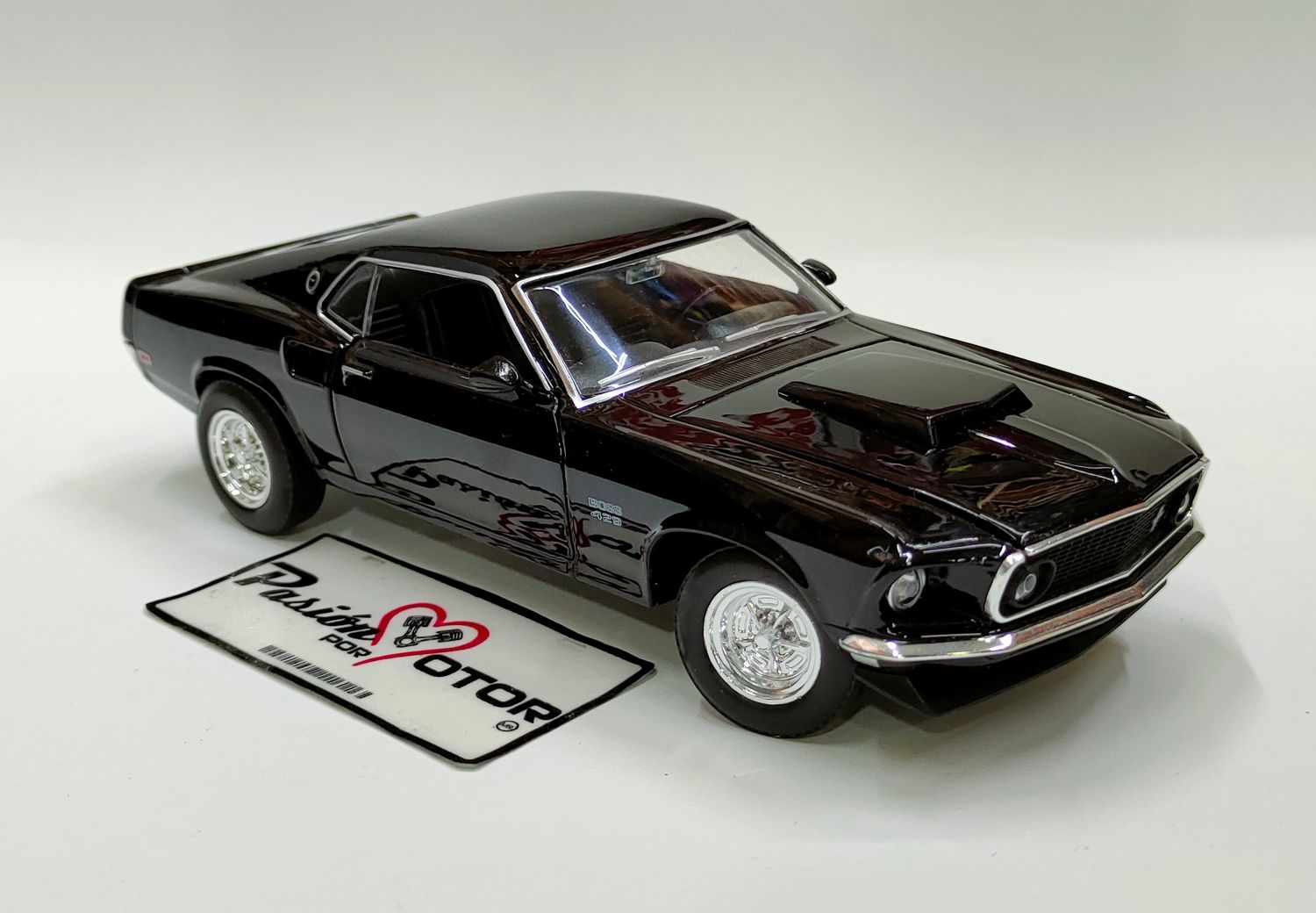 1:24 Ford Mustang Boss 429 Coupe Fastback 1969 Negro WELLY Nex Models 1:24 Ford Mustang Boss 429 Coupe Fastback 1969 Negro WELLY Nex Models