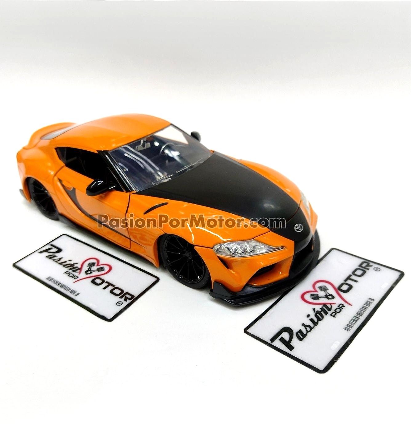 1:24 Toyota GR Supra Coupe 2020 Naranja JADA TOYS Rapido y Furioso 9 01569