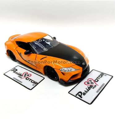 1:24 Toyota GR Supra Coupe 2020 Naranja JADA TOYS Rapido y Furioso 9 01569 1:24 Toyota GR Supra Coupe 2020 Naranja JADA TOYS Rapido y Furioso 9 01569
